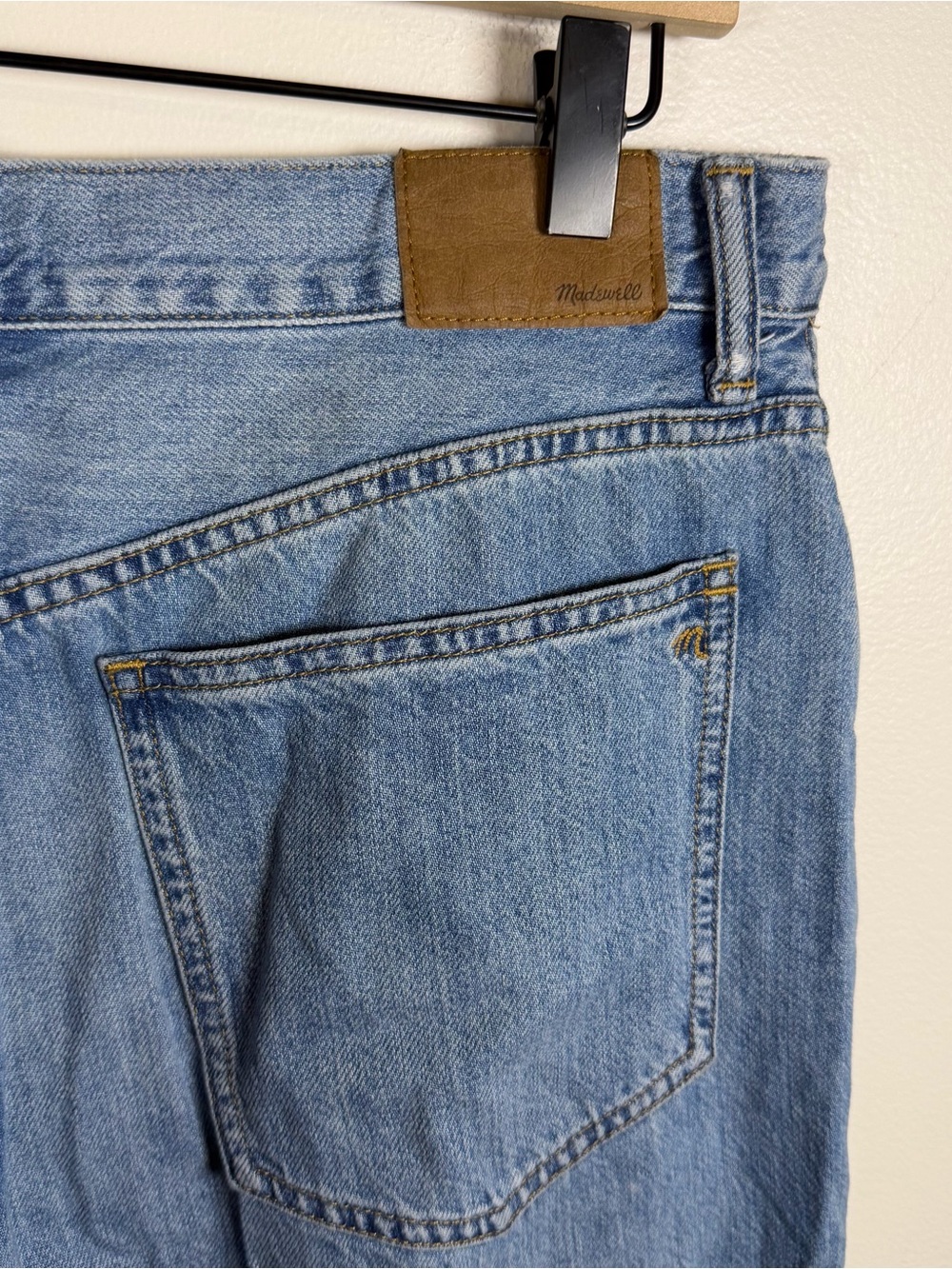 Madewell Superwide-Leg Jeans Medium Wash Women Size 29 Lightweight Cotton Baggy - Picture 7 of 9